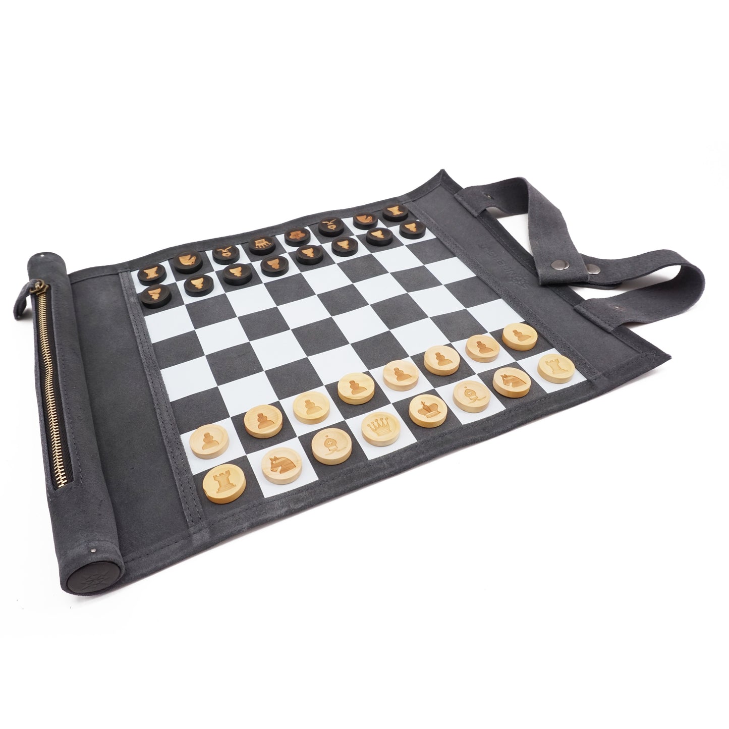 SONDERGUT - Schach & Dame Spielsteine Set aus HOLZ - Ersatzsteine