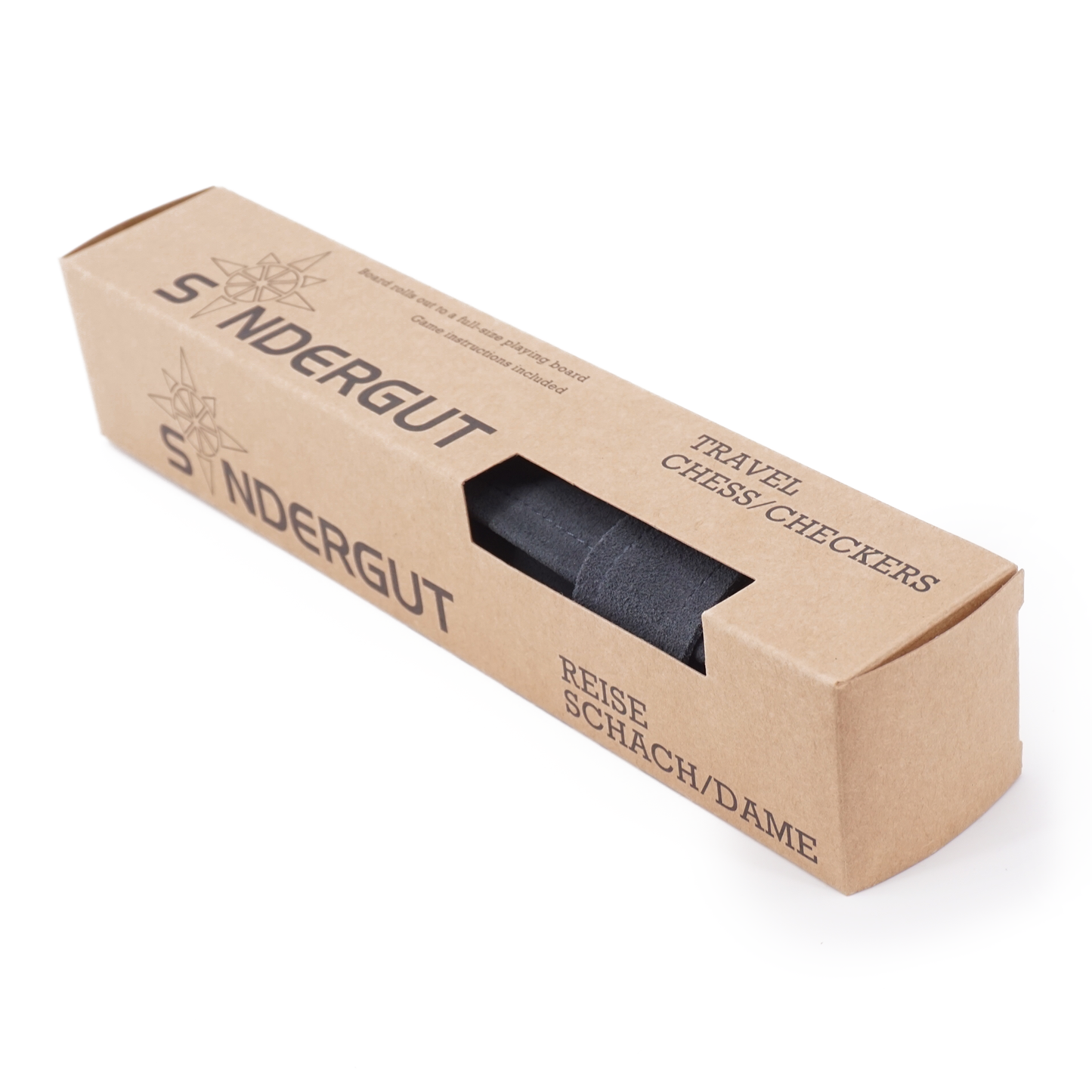 SONDERGUT - Reise Schach & Dame - Farbe: GRAU